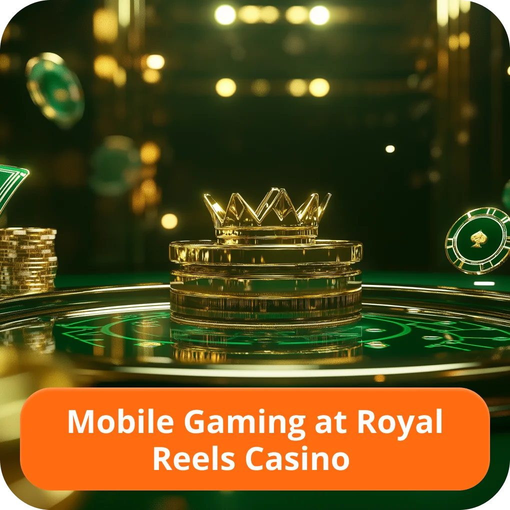 Mobile gaming at Royal Reels casino 